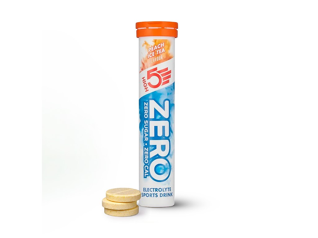 Zero Elektrolyt Tabletter Peach Ice Tea 20 Stk. fra High5