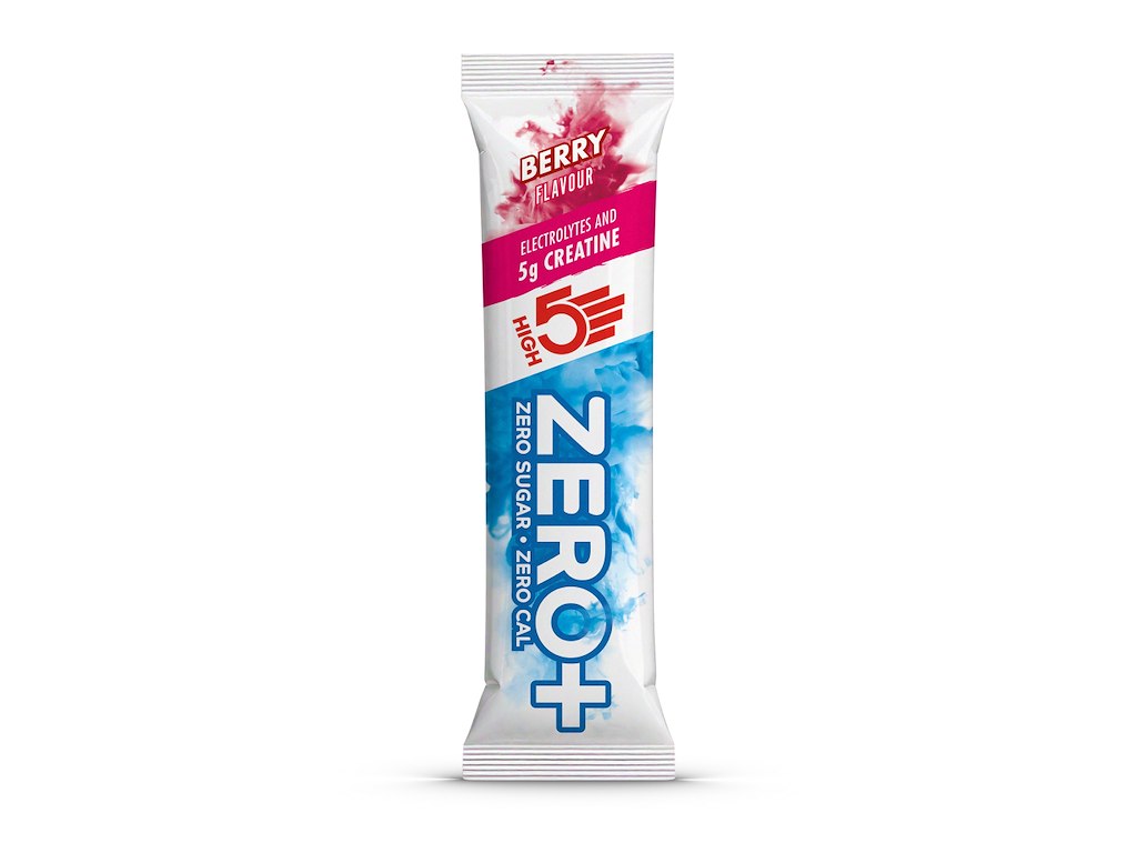 ,â zero+â creatine Elektrolytterâ berry Tilsatâ 3â gâ kreatrin   Brev Med 9,5â gram fra High5