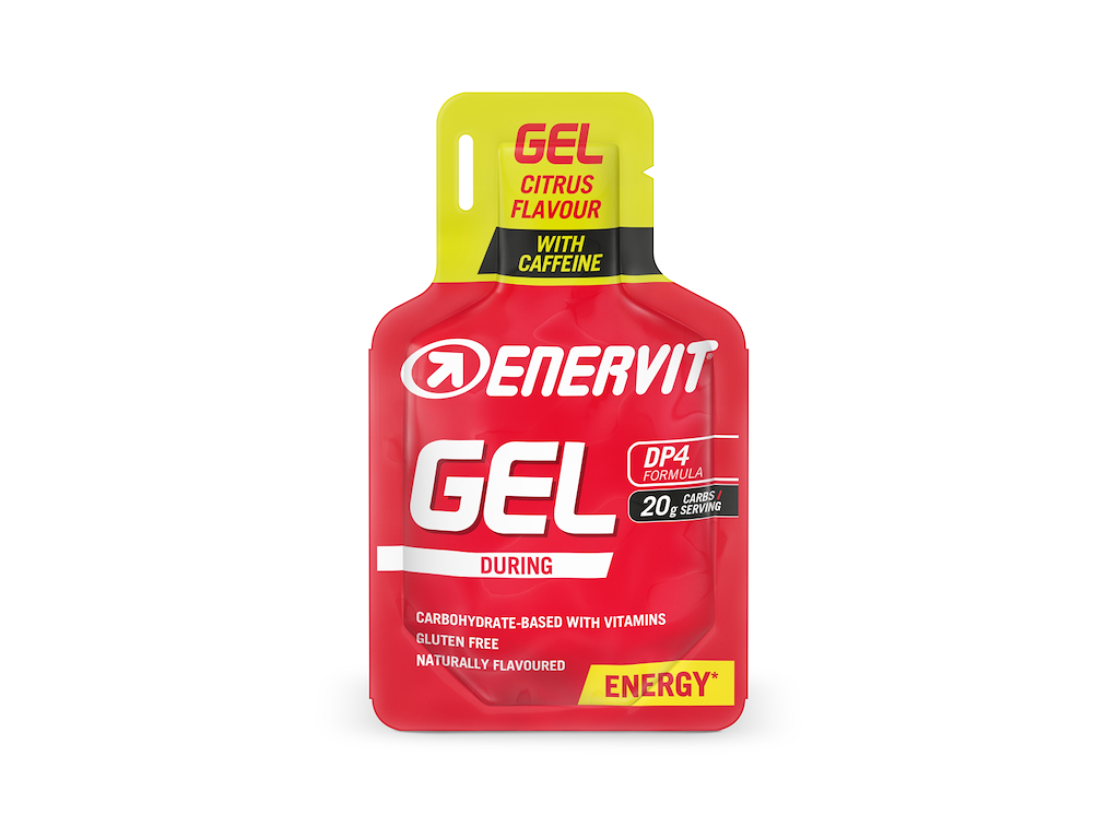Sport Gel   Citrus   Med Koffien   25 Ml   Best Før 10 5 2026 fra Enervit