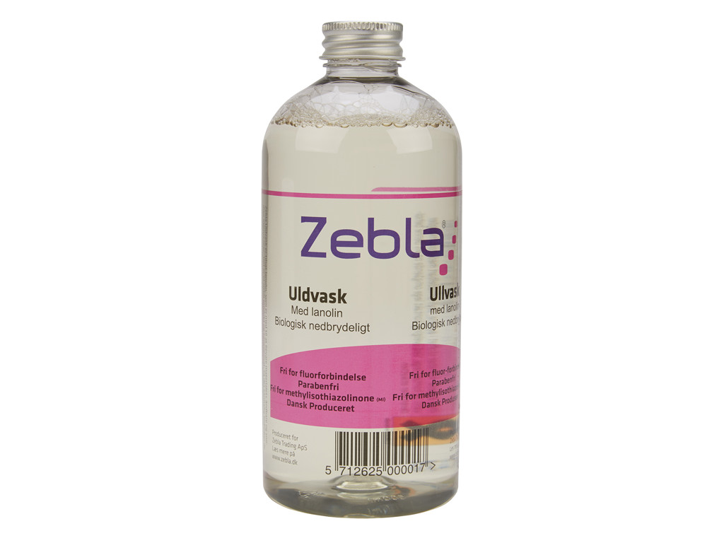 Uldvaskemiddel 500 Ml fra Zebla