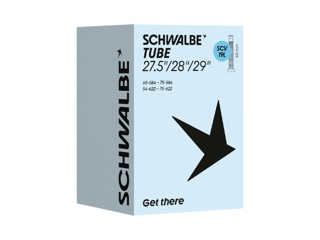 Slange 27,5 29" (54 75 584 622) Med 40mm Lang Scv Clik Ventil Scv19l fra Schwalbe