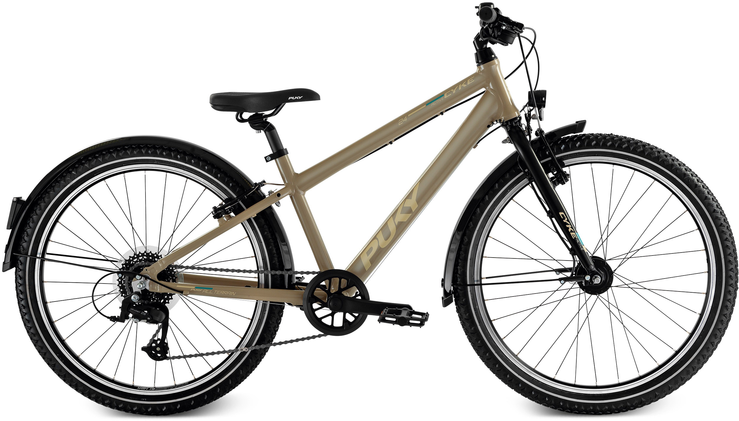 Cyke 24 8 Active 24"    Dusty Sand Black fra Puky