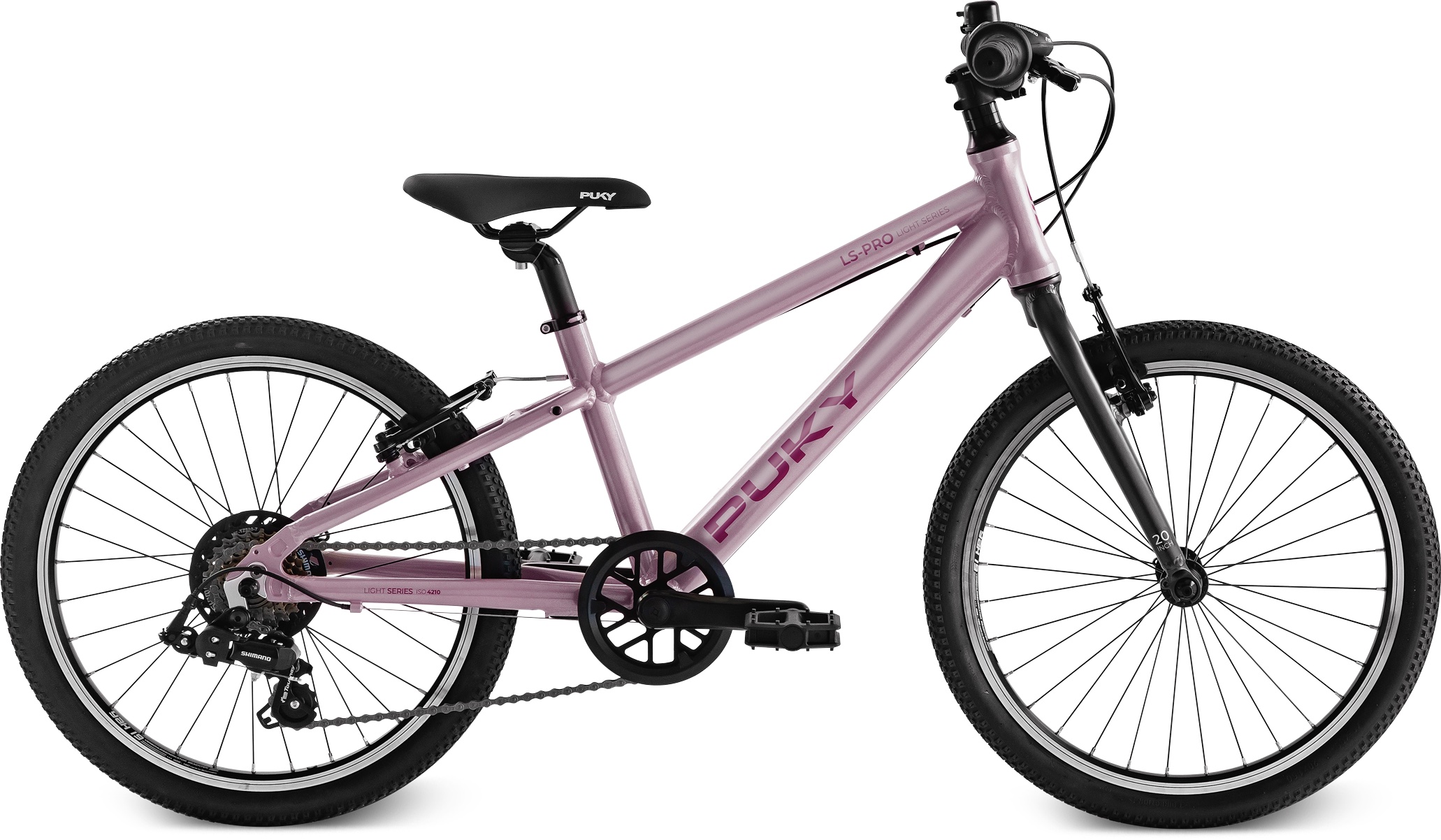 Ls Pro 20 7 Alu 20"   Pearl Pink Anthrazit fra Puky