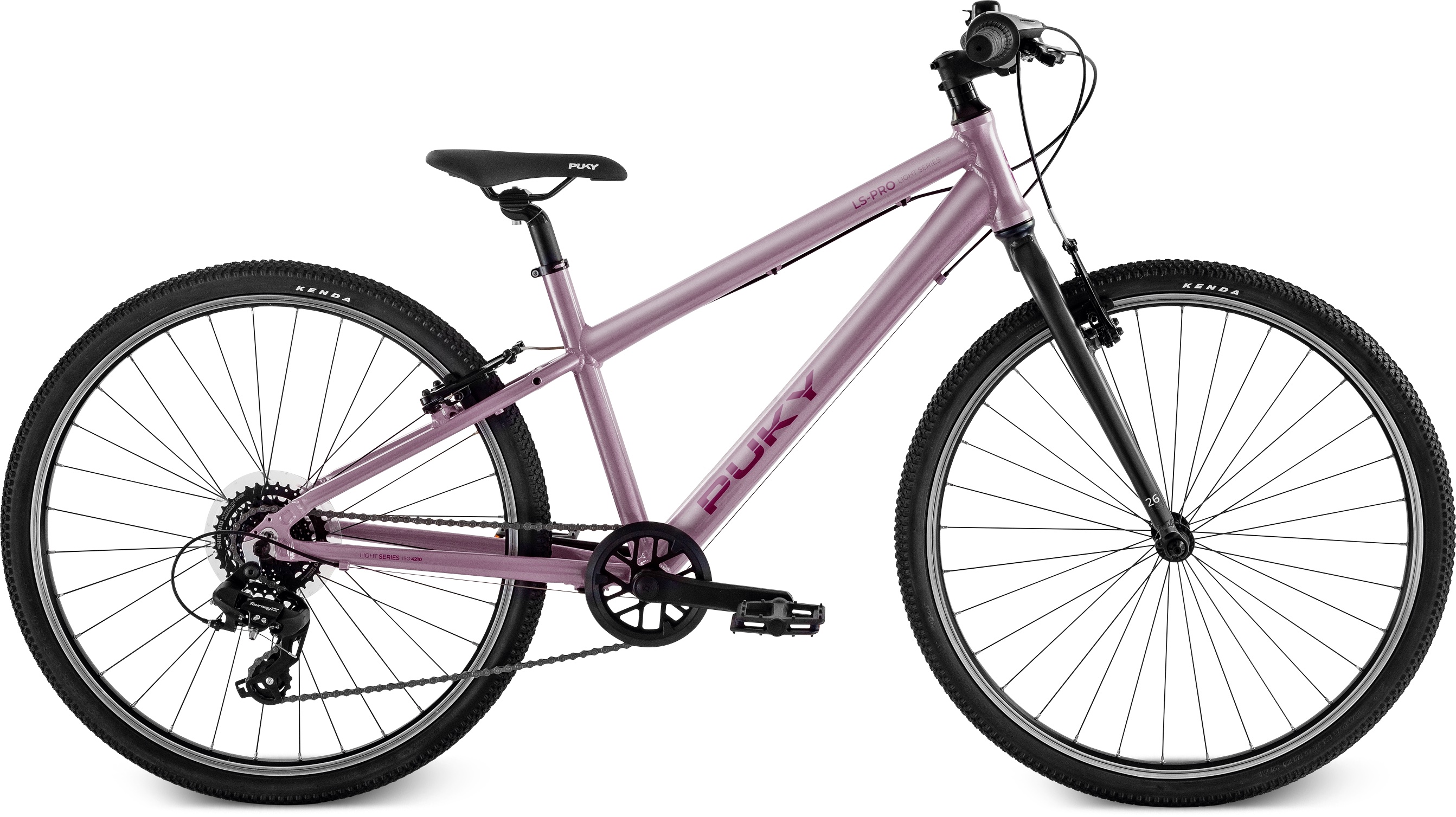 Ls Pro 26 8 Alu 26"   Pearl Pink Anthrazit fra Puky
