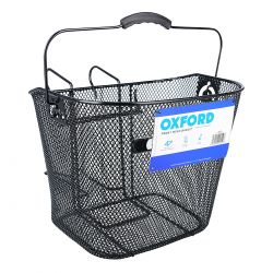 Oxford Kurv For Sort, Mesh, Inkl. Beslag   Cykelkurv fra Oxc