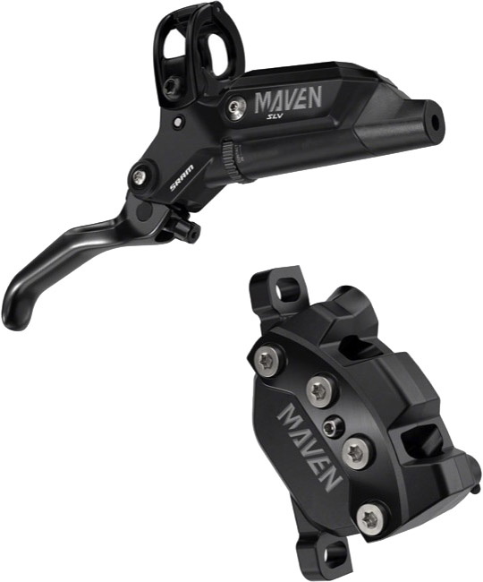 Hydraulic Disc Brake Maven Silver [front]   Black Anodized fra Sram