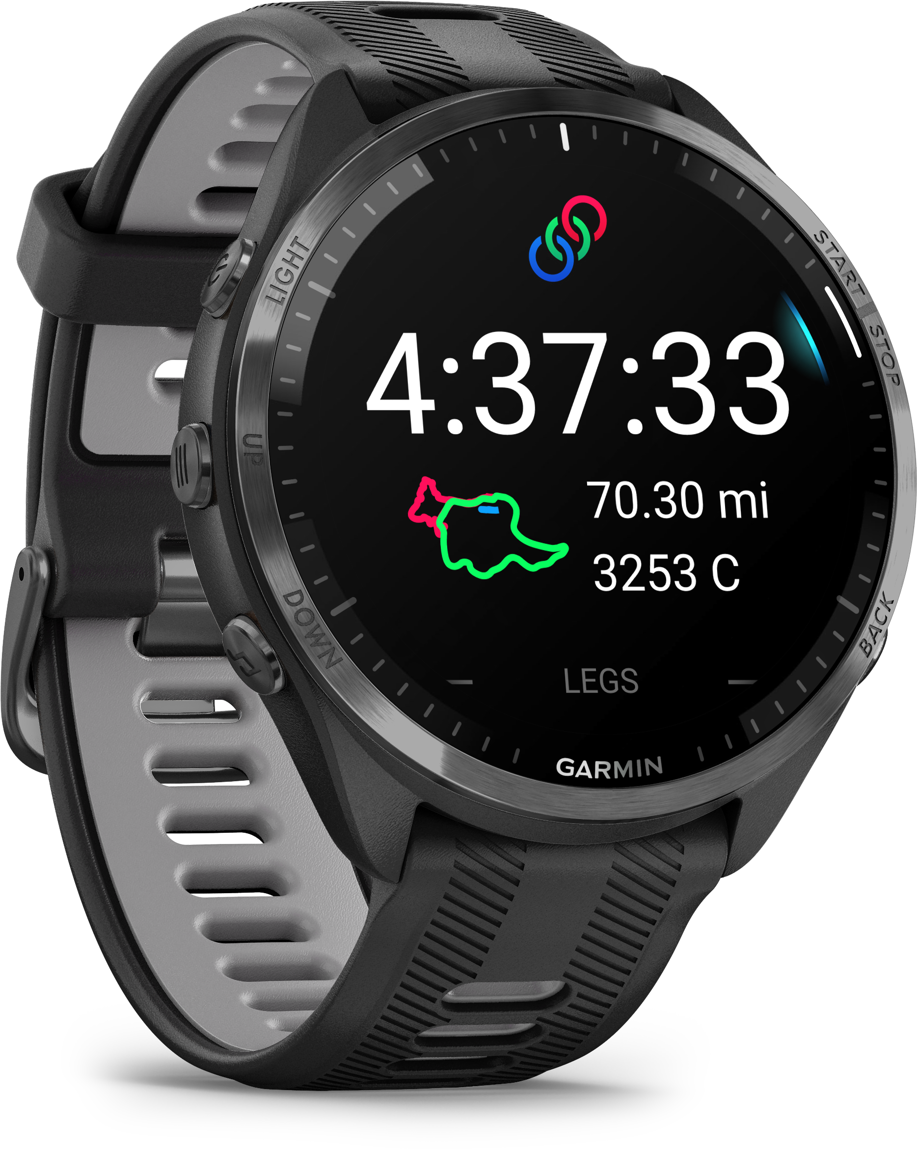 Forerunner 965   Carbon Grey   Black Powder fra Garmin