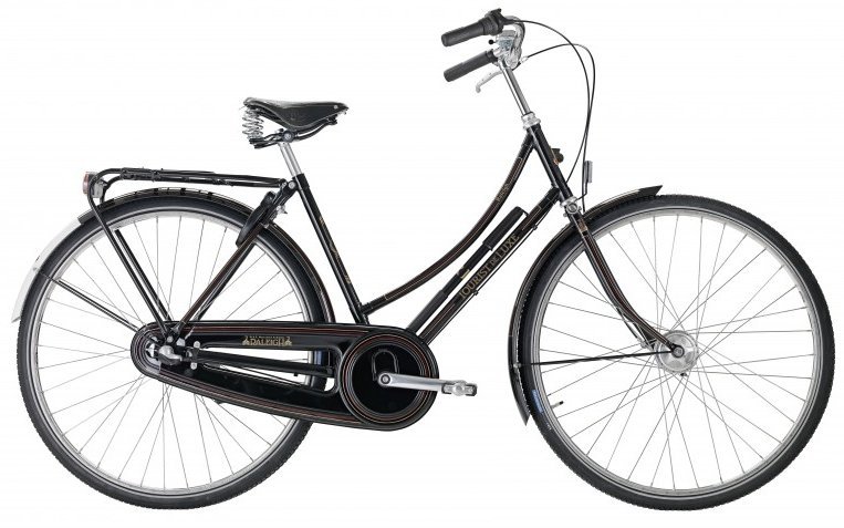 Tourist De Luxe Dame 7g 2023   Sort fra Raleigh