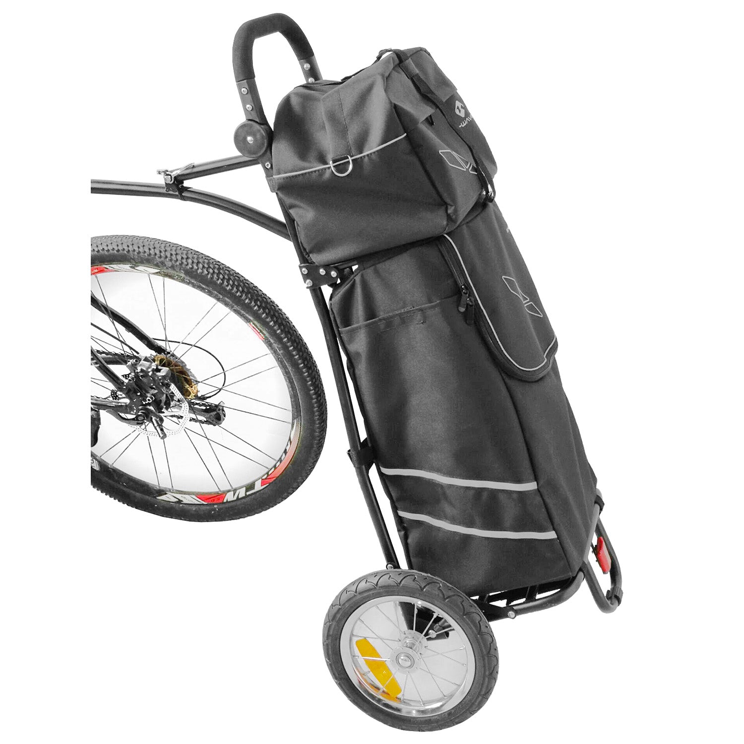 M Wave Stalwart Shop 2 Bike Bagage Cykelanhænger fra Messingschlager