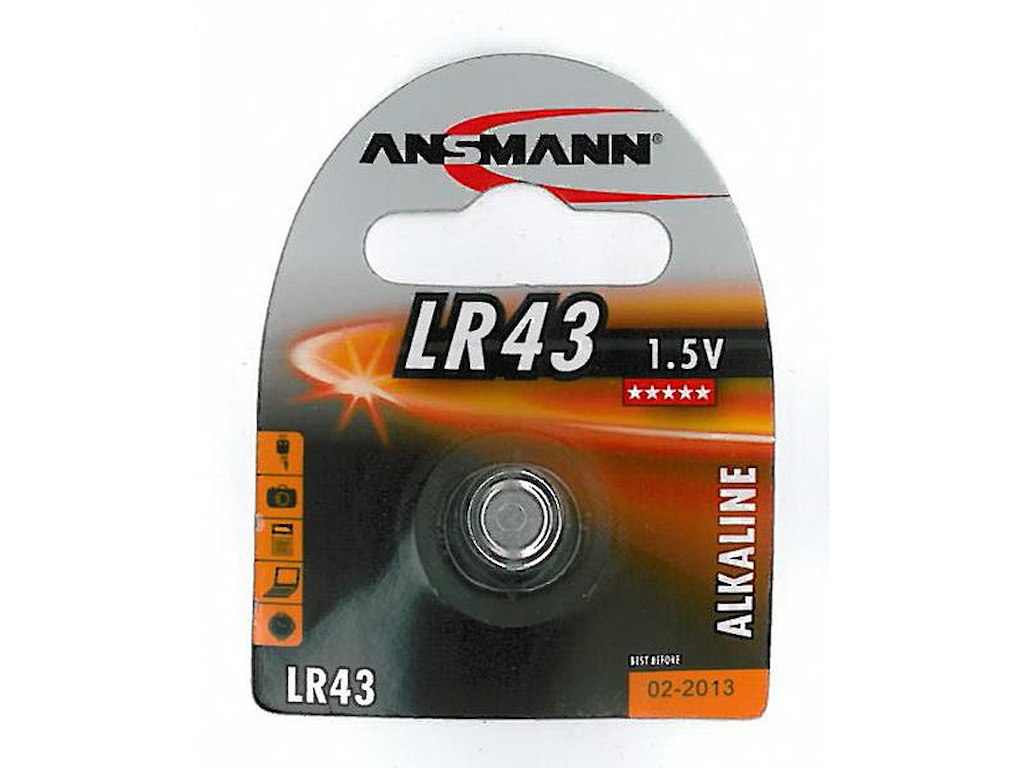 Lr43 Batteri 1 Stk. fra Ansmann