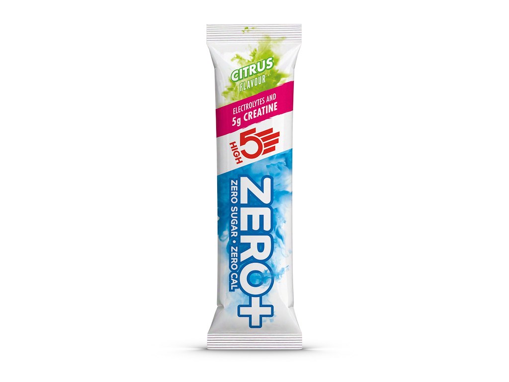 ,â zero+â creatine Elektrolytterâ citrus Tilsatâ 3â gâ kreatrin   Brev Med 9,5â gram fra High5