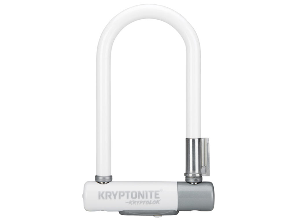 Bøjlelås   Kryptolok 2 Mini 7   U Lock 8,2x17,8cm   Hvid fra Kryptonite