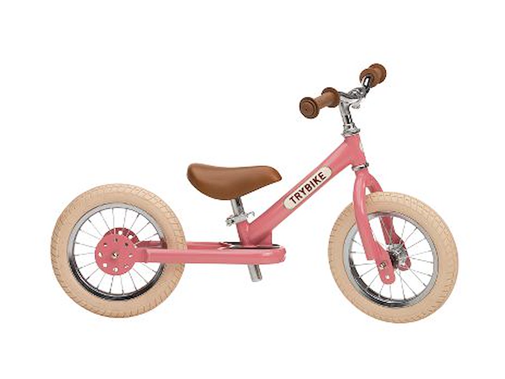 Balance   Løbecykel 2 Hjul Vintage Pink fra Trybike