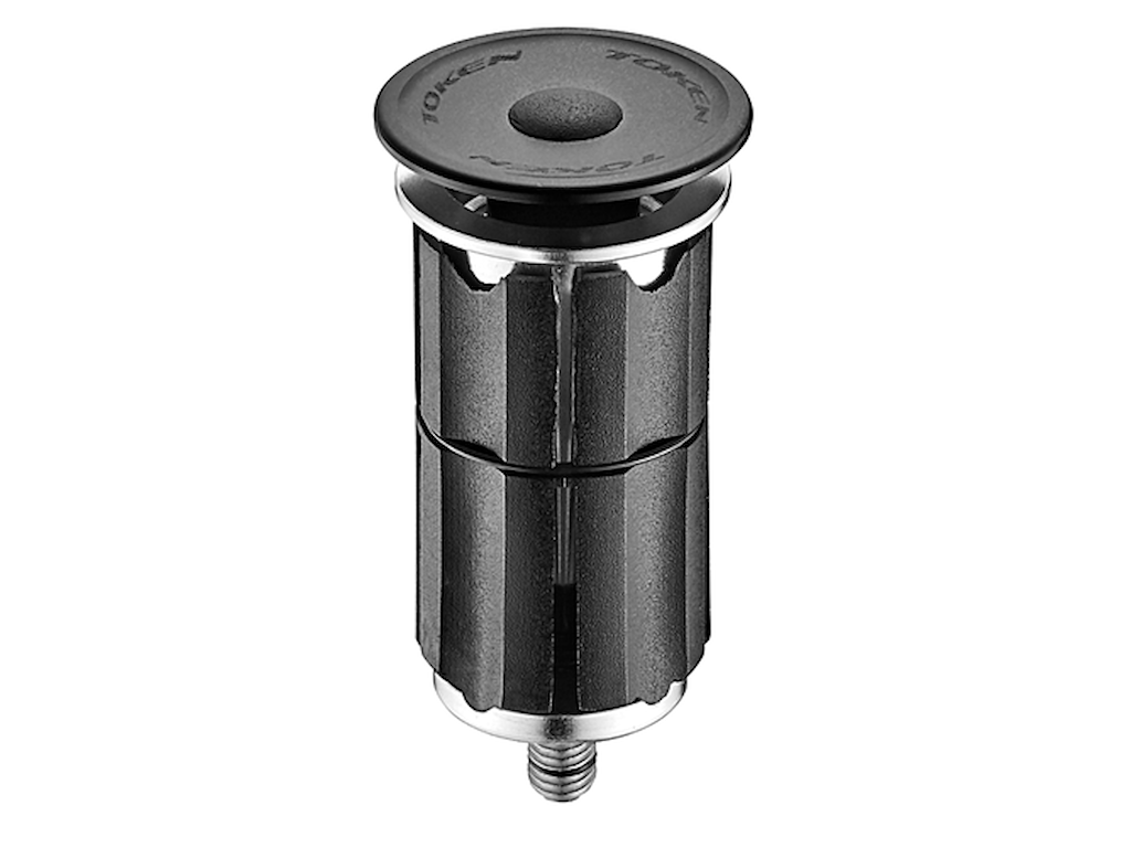 Top Cap Sort Med Expander ø 22,5 25mm fra Token