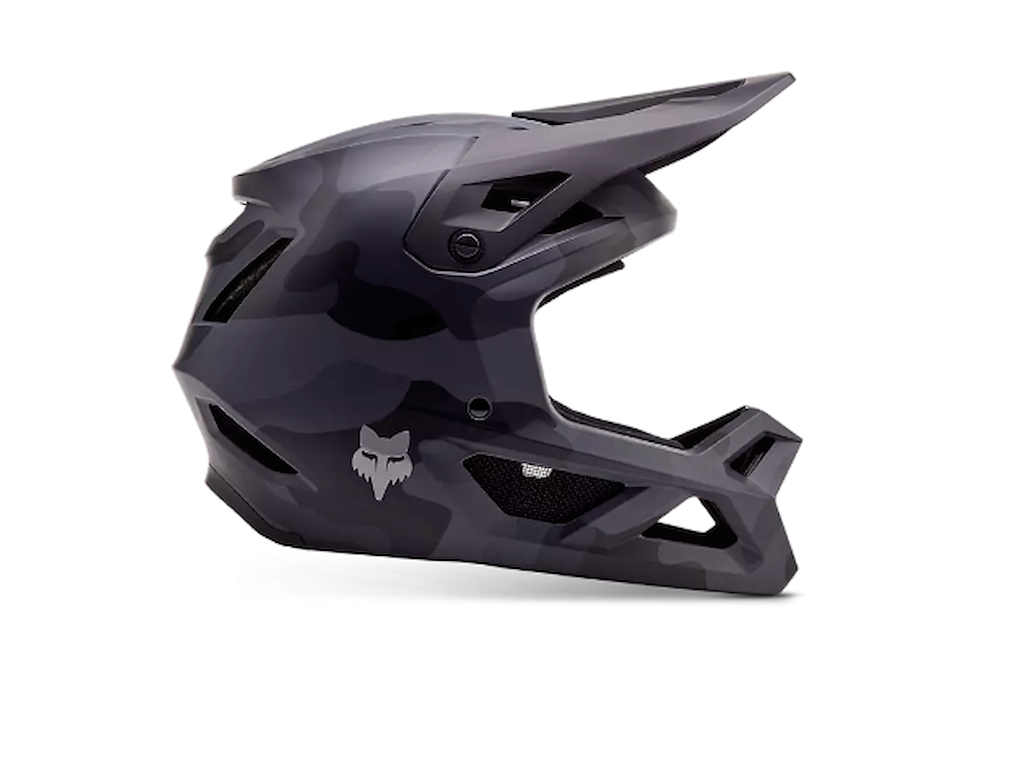 Yth Rampage Cam Fullface Hjelm Sort Camouflage (hjelmstørrelse: 49 50) fra Fox