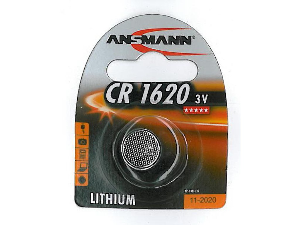 Cr1620 Batteri fra Ansmann