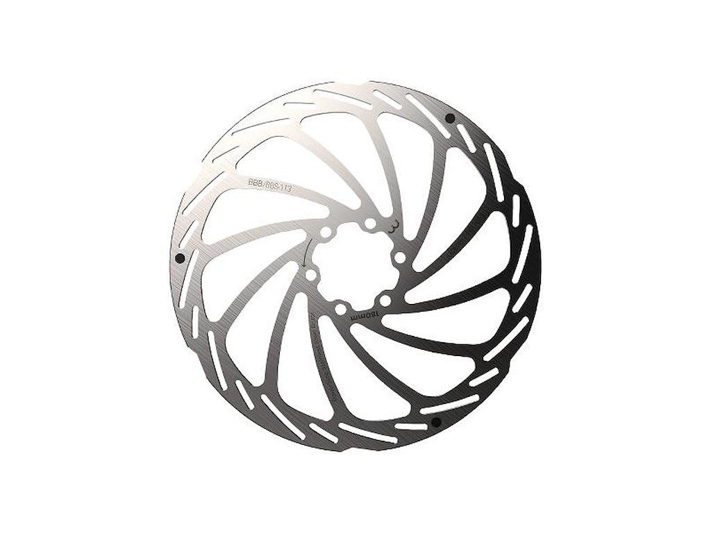 Powerstop 180 Mm 6 Huls Bremseskive Med Indikator fra Bbb