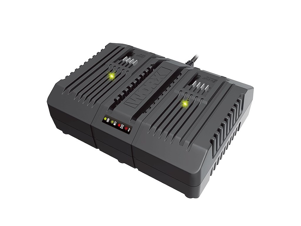 Dobbeltlader Til 20v Batterier 4a fra Worx