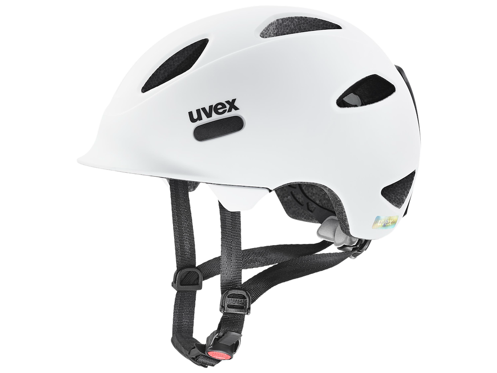 Oyo Cykelhjelm Kids   White Black   Str. 50 54 Cm fra Uvex