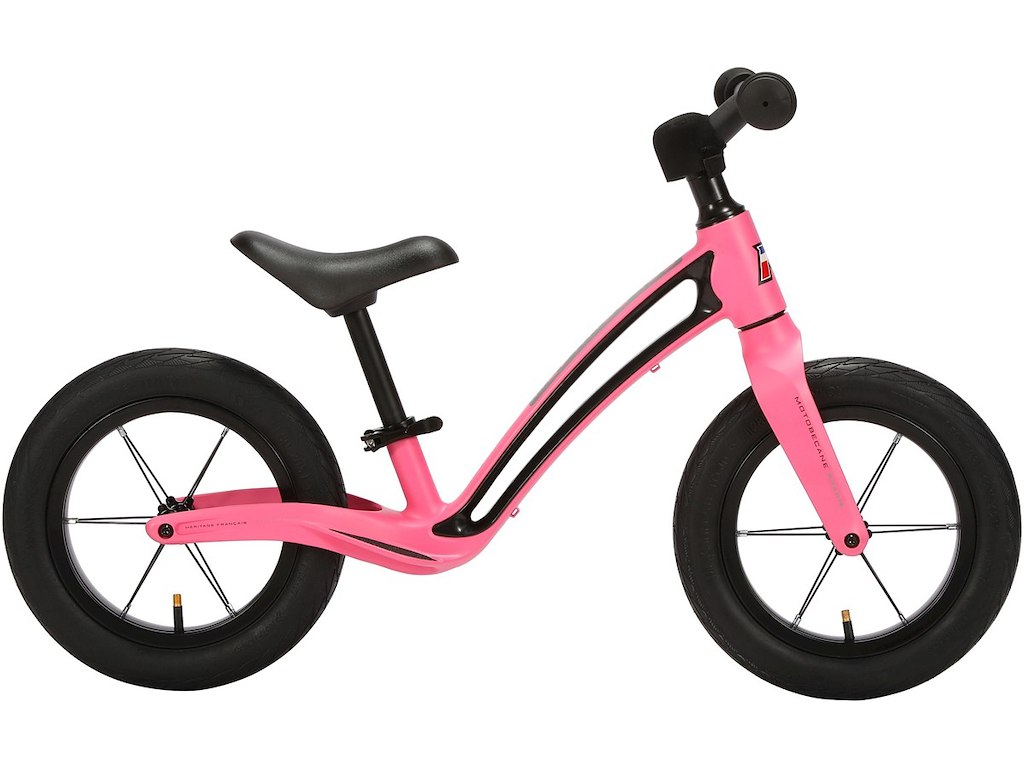 Motobecane Roadie Løbecykel 12 Matlyserød Sort" fra Mbk