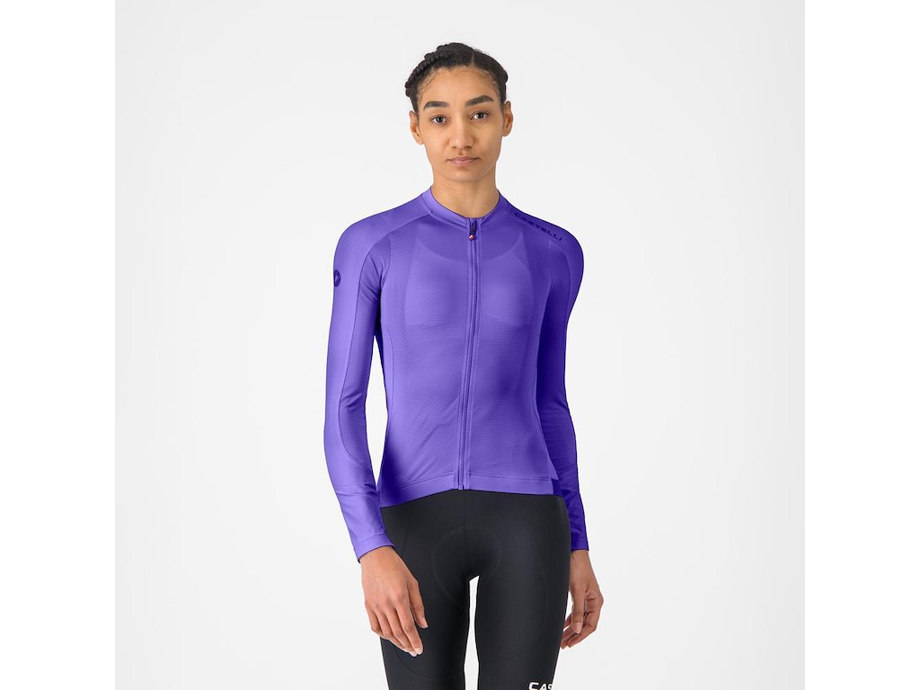 Espresso 2 W Ls Jersey   Cykeltrøje   Lange ærmer   Dame   Ultraviolet   M fra Castelli