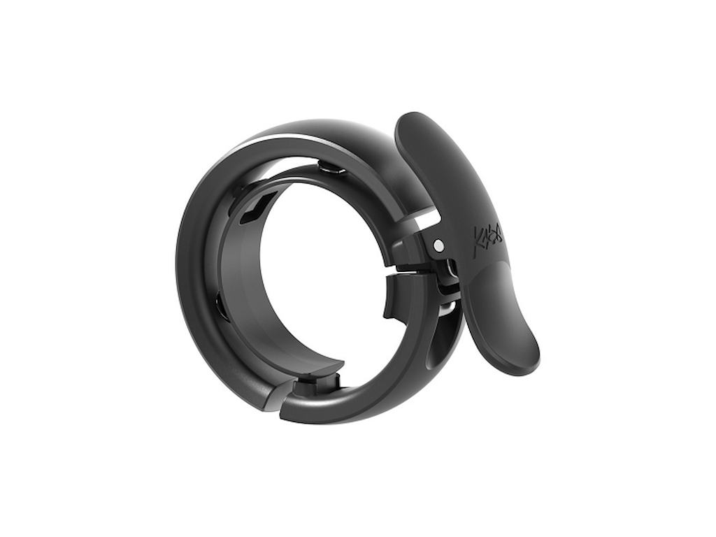 Oi Prima Ringeklokke Large   Anthracit   23,8 Til 31,8mm Styrdiameter fra Knog