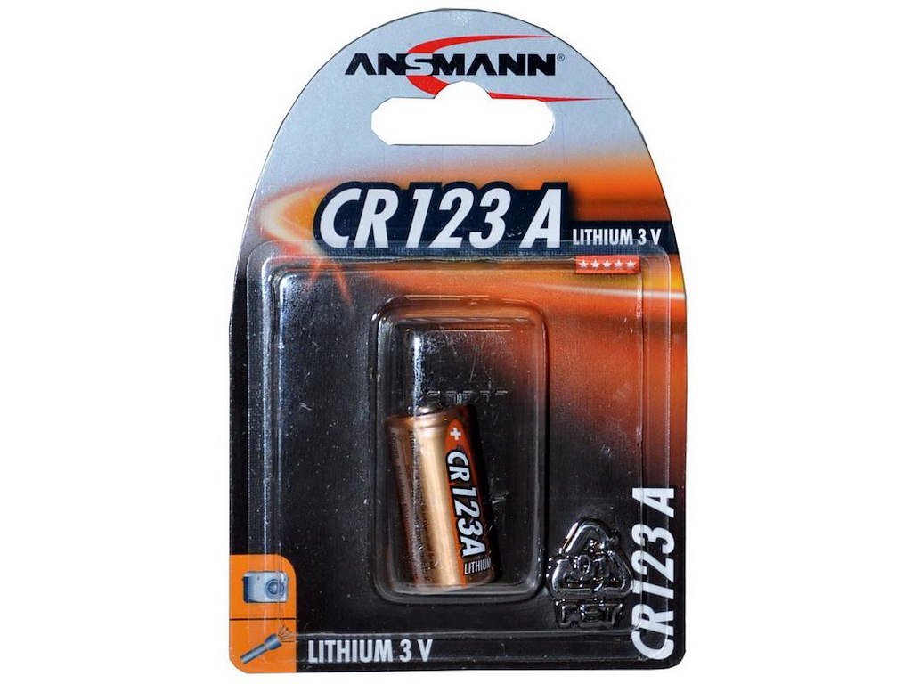 Cr 123 A Batteri fra Ansmann
