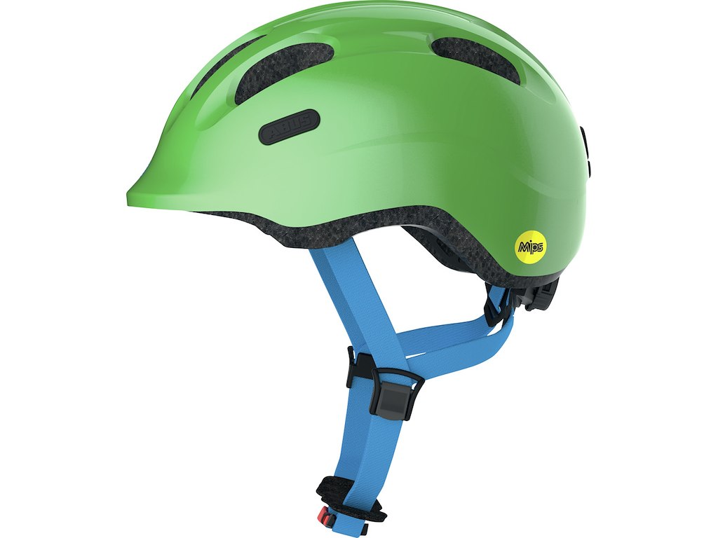 Smiley 2.1 Mips Cykelhjelm Til Børn Sparkling Green (hjelmstørrelse: 45 50 Cm) fra Abus