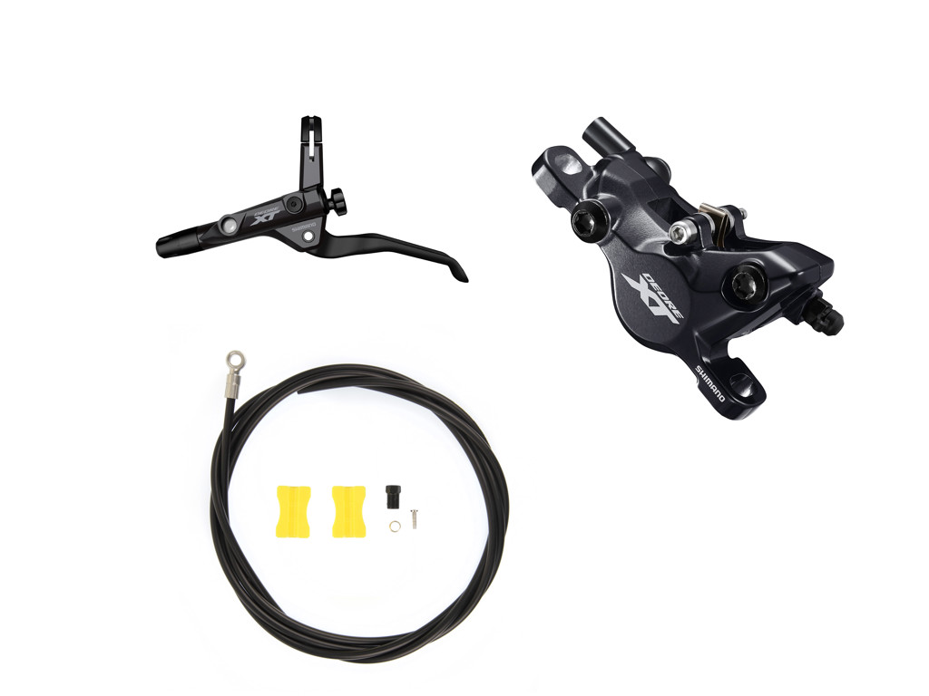 Xt T8100   Hydraulisk Bremsesæt Til Trekking   Front Venstre   Resin fra Shimano