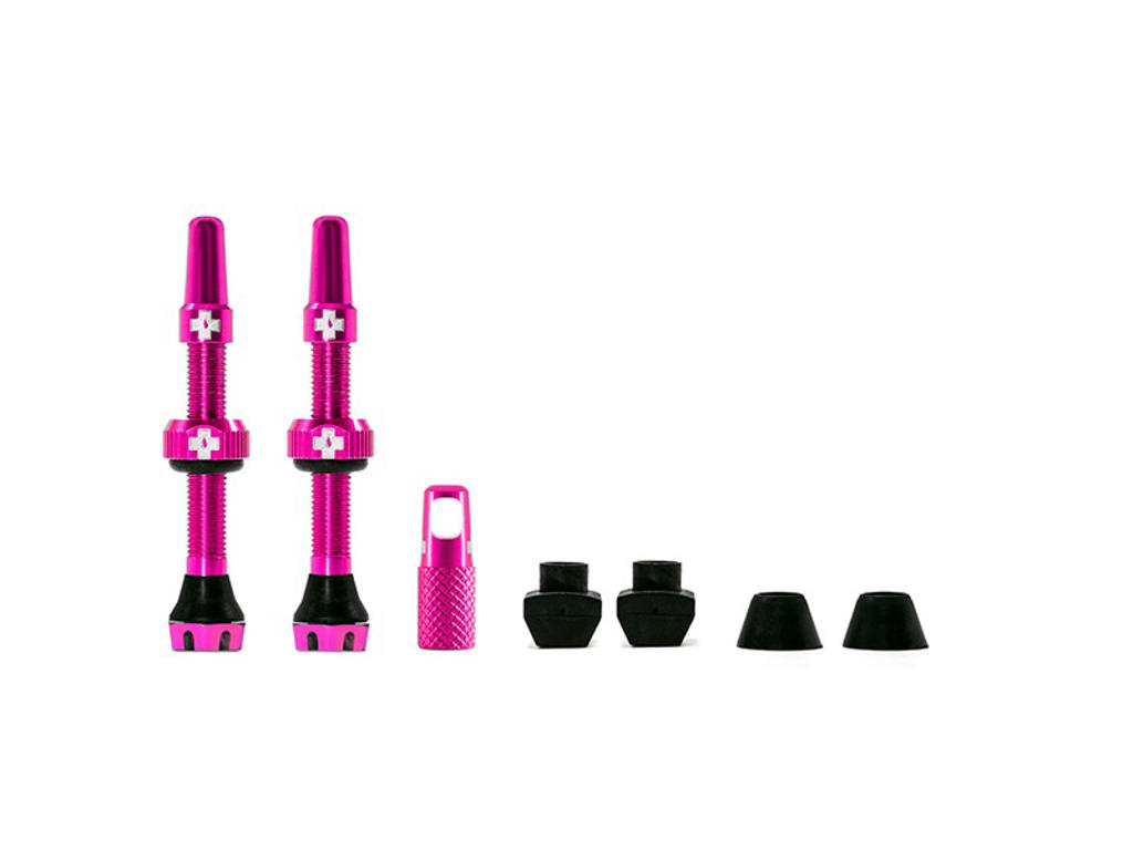 Muc Off   Tubeless Ventiler   44mm Lange   Pink   2 Stk. fra Muc-off