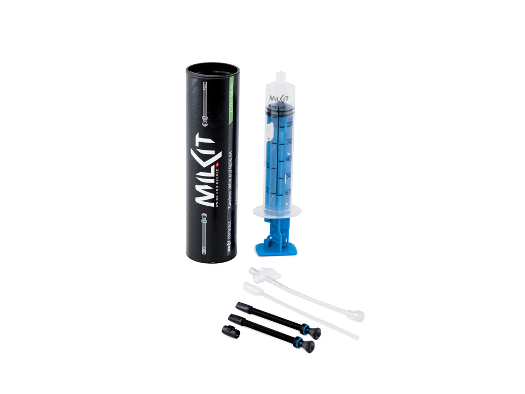 Compact Kit   2x 75 Mm Tubeless Ventiler fra Milkit
