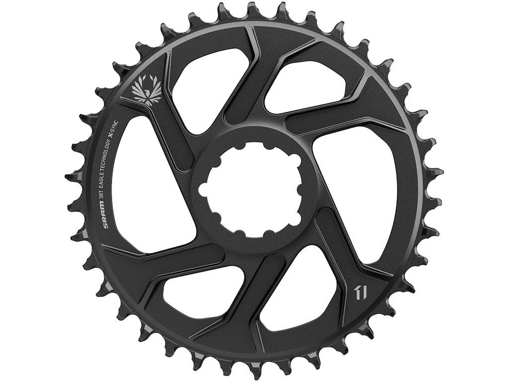 Eagle X Sync Ii Klinge   34 Tands   Direct Mount   6mm Offset   Stål   Sort fra Sram