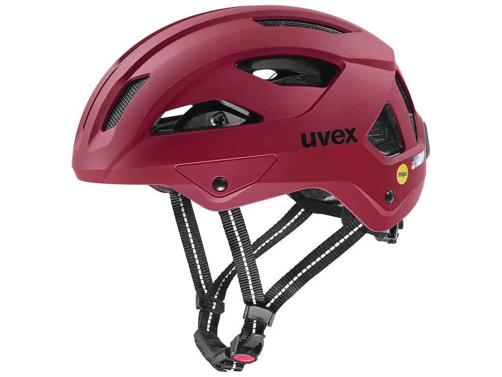 City Stride Mips Cykelhjelm   Ruby Rød   Str. 56 59 Cm fra Uvex