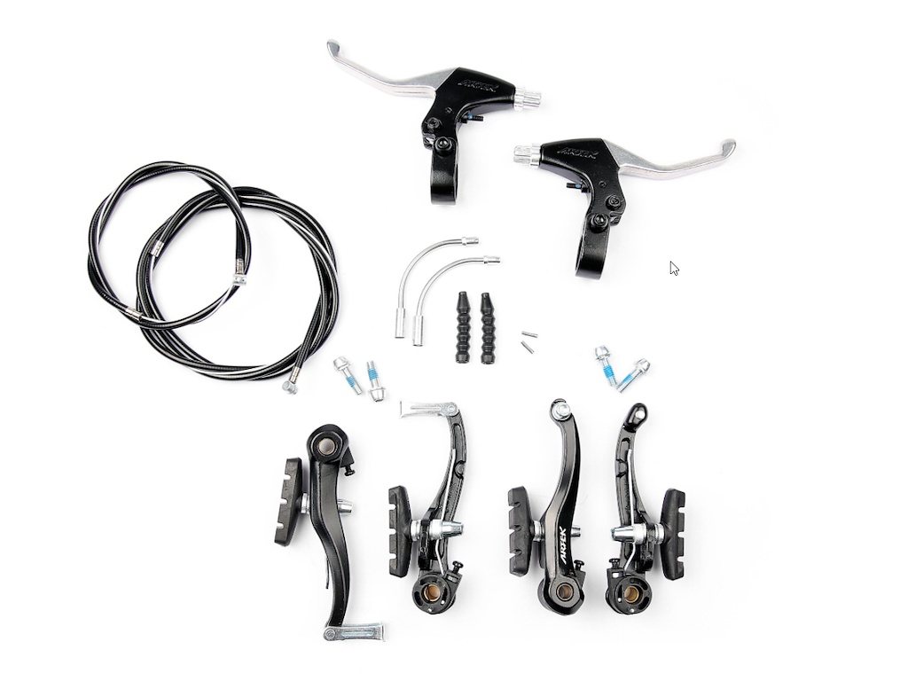 V Bremsesæt For + Bag fra Bikepartner