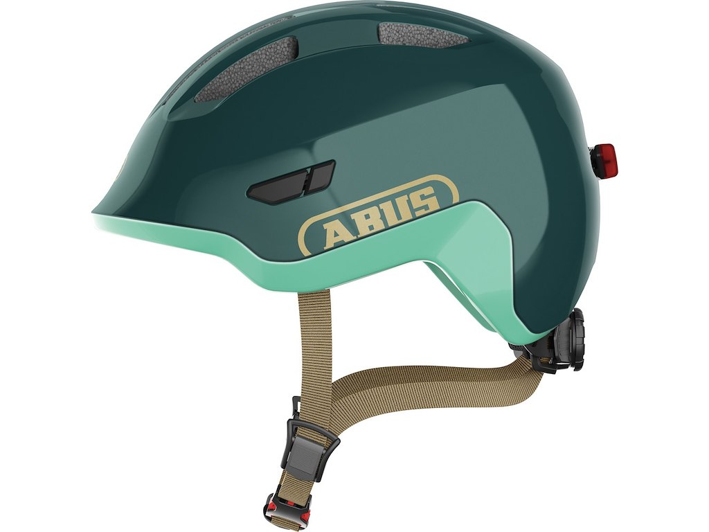 Smiley 3.0 Ace Led Cykelhjelm Royal Green (hjelmstørrelse: 45 50 Cm) fra Abus