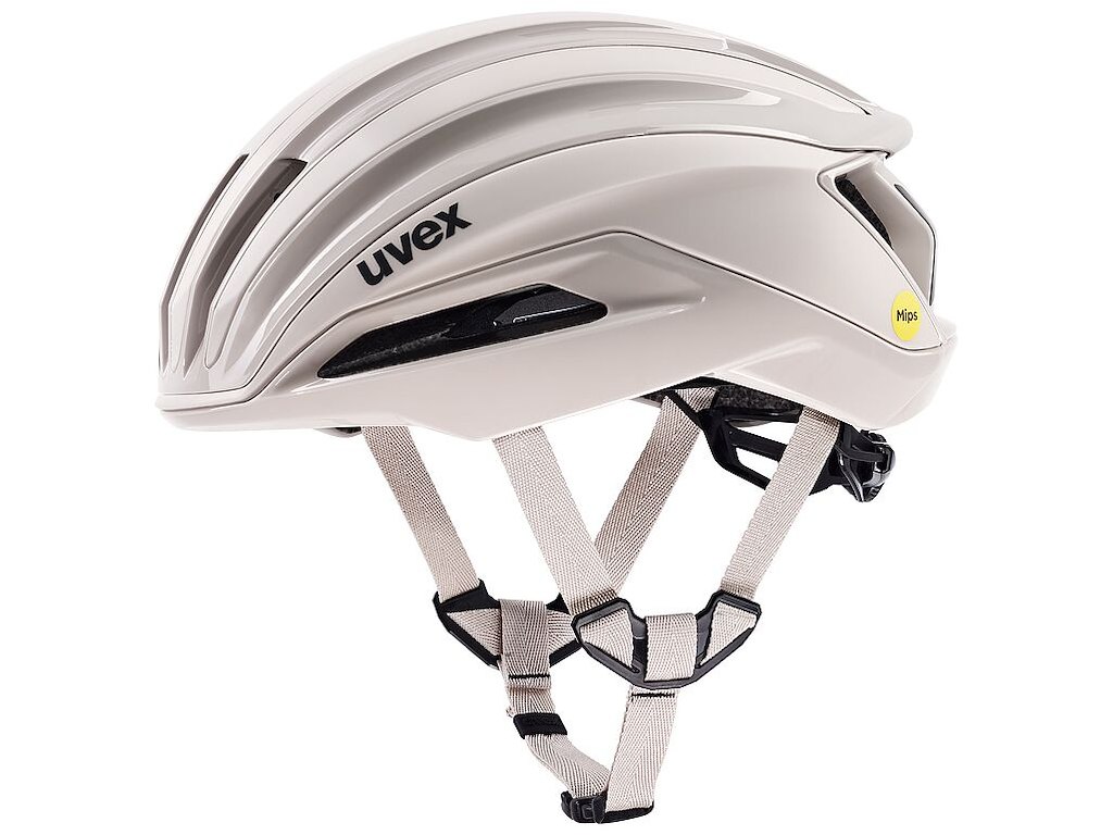 Surge Aero Mips Cykelhjelm Road   Warm Grey Matt   Str. 56 59 Cm fra Uvex