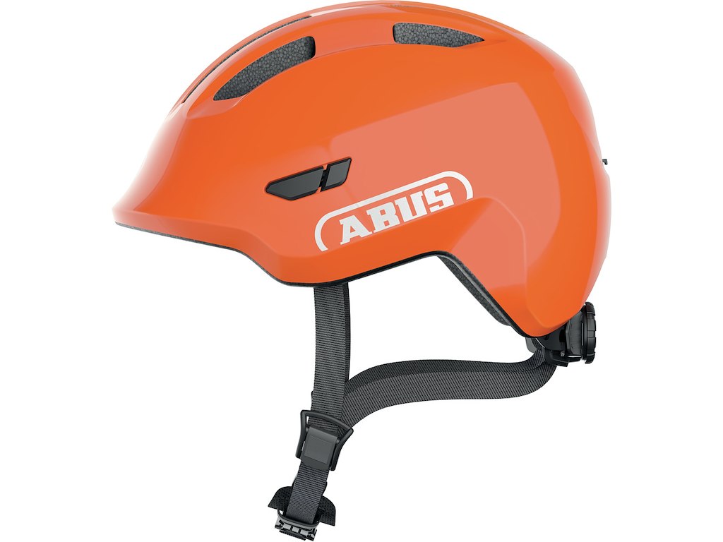 Smiley 3.0 Cykelhjelm Til Børn Shiny Orange (hjelmstørrelse: 50 55 Cm) fra Abus