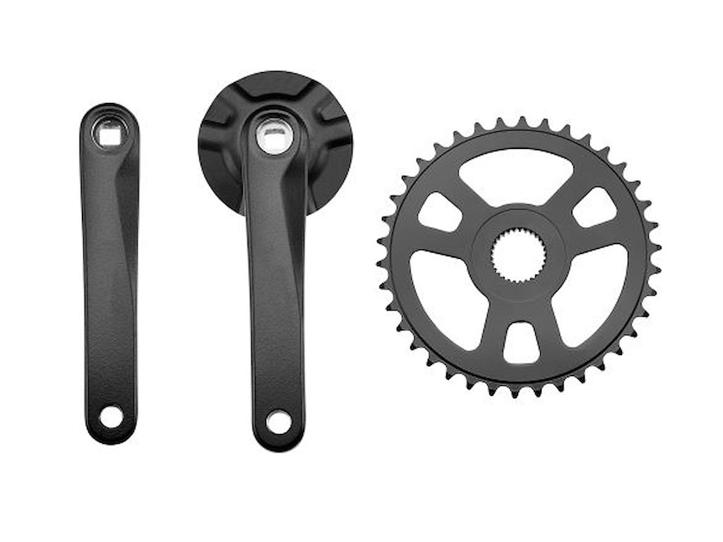 El Cykel Kranksæt Alu 38t 170 Mm fra Bafang