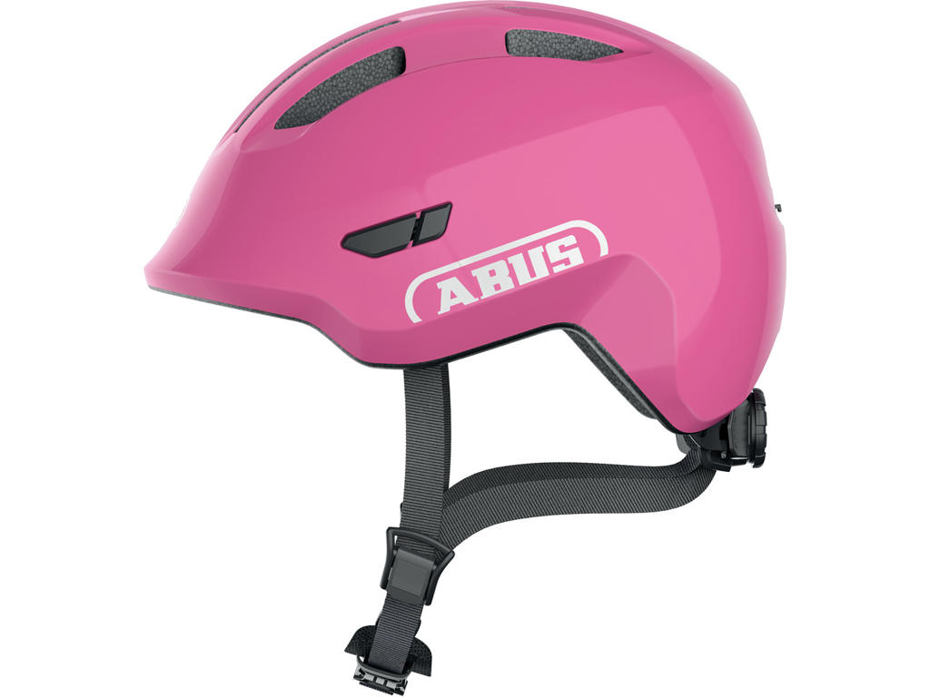Smiley 3.0 Cykelhjelm Til Børn Shiny Pink (hjelmstørrelse: 45 50 Cm) fra Abus