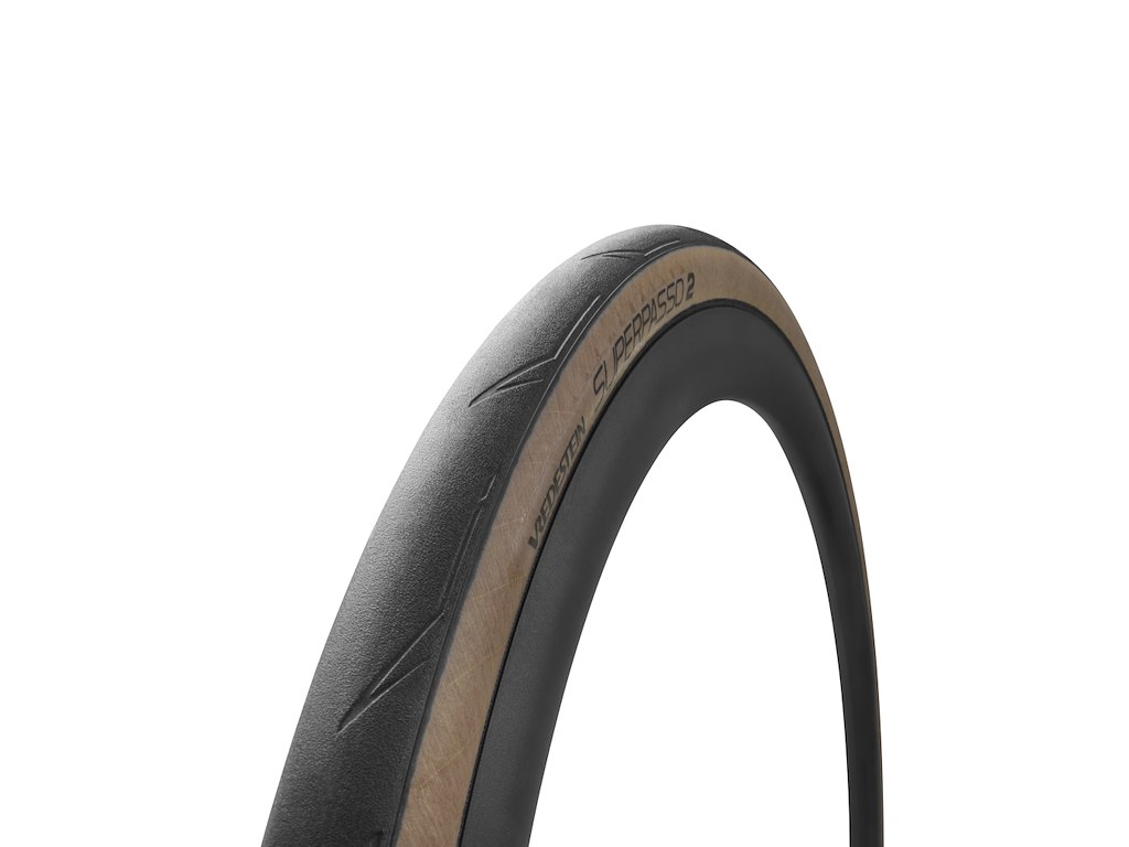 Superpasso 2 Tube   Foldedæk Road   700 X 28c   Sort Transparent fra Vredestein