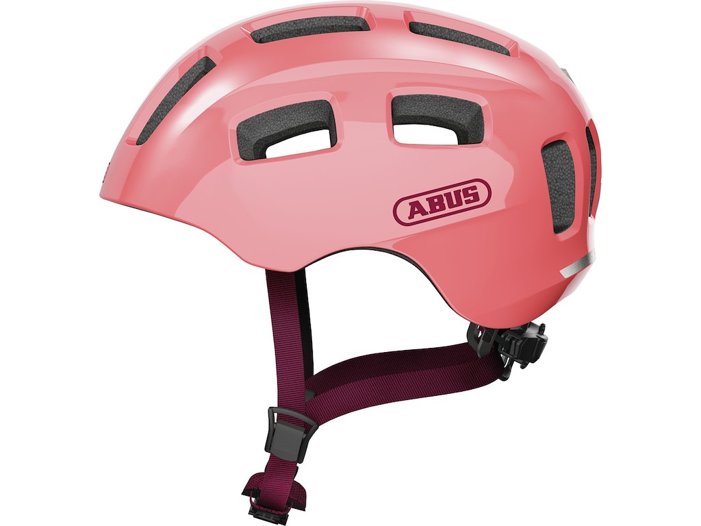 Youn I 2.0 Cykelhjelm Led Living Coral (hjelmstørrelse: 48 54 Cm) fra Abus