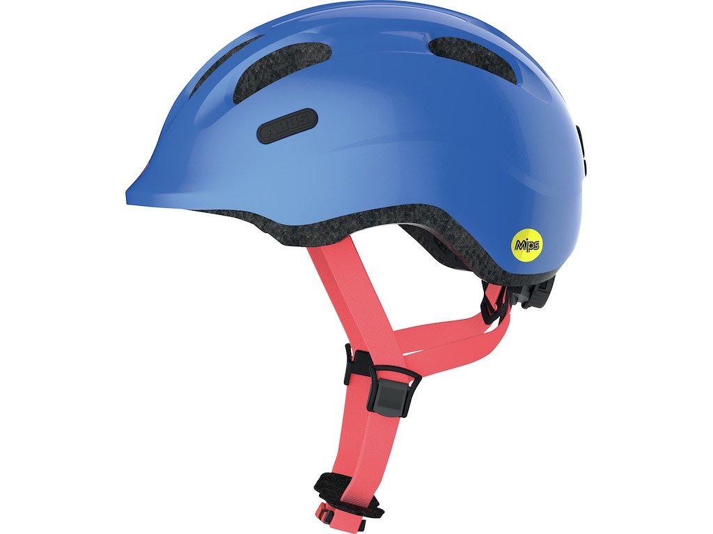 Smiley 2.1 Mips Cykelhjelm Til Børn Sparkling Blue (hjelmstørrelse: 45 50 Cm) fra Abus