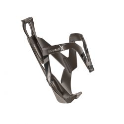 Bottle Cage Custom Racex Titanium Metal, Black Graphic   Flaskeholder fra Elite