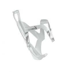 Bottle Cage Custom Racex White Glossy, Grey Graphic   Flaskeholder fra Elite