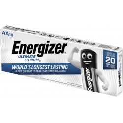 Ultimate Lithium Aa B2b 10 Pack   Batteri fra Energizer