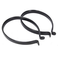 Oxford Bukseklips Pvc Belagt Black (pair)   Cykelreservedele fra Oxc