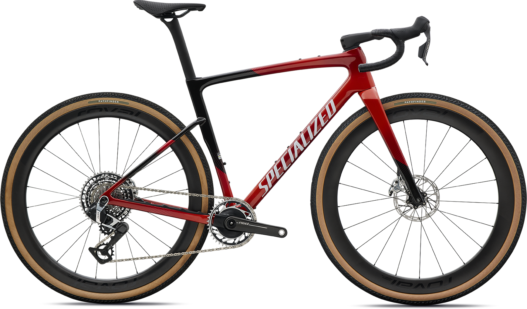 Crux 5 S Level Sram Red Xplr 2027   Redwood Metallic White fra Specialized