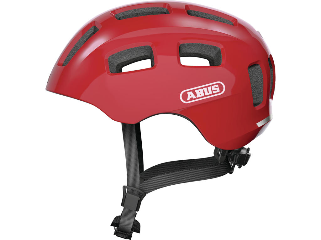 Youn I 2.0 Cykelhjelm Led Blaze Red (hjelmstørrelse: 52 57 Cm) fra Abus