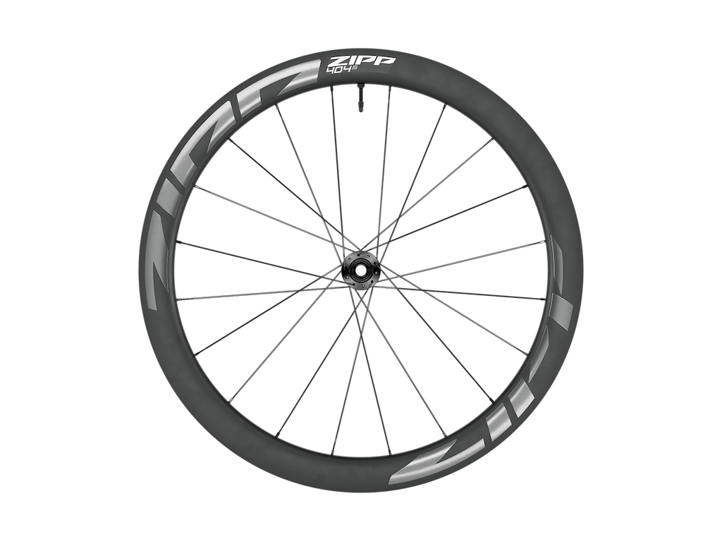 404 S 700c Forhjul   12x100mm E Thru   Disc Centerlock   Grå Decals fra Zipp
