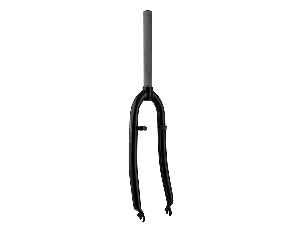 Forgaffel Trekking 28" Stål 1 1 8" Ahead 250mm Lang V Bremse   Blank Sort fra Force